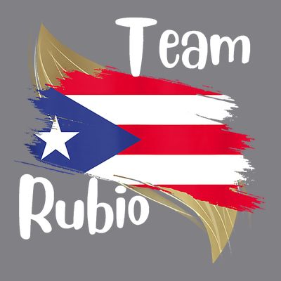 Team Rubio Puerto Rico PR Flag Pride T-Shirt