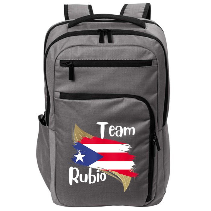 Team Rubio Puerto Rico PR Flag Pride Impact Tech Backpack