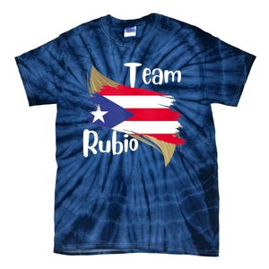 Team Rubio Puerto Rico PR Flag Pride Tie-Dye T-Shirt