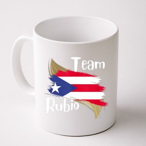 Team Rubio Puerto Rico PR Flag Pride Coffee Mug