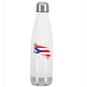 Team Rubio Puerto Rico PR Flag Pride Stainless Steel Insulated Water Bottle