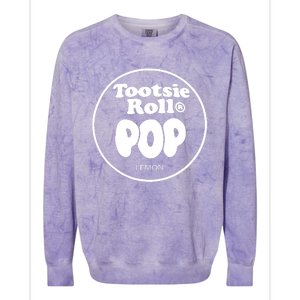 Tootsie Roll Pops Lemon Funny Candy Group Halloween Costume Colorblast Crewneck Sweatshirt