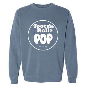 Tootsie Roll Pops Lemon Funny Candy Group Halloween Costume Garment-Dyed Sweatshirt