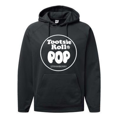 Tootsie Roll Pops Strawberry Candy Group Halloween Costume Performance Fleece Hoodie