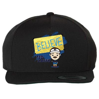 Tennis Racket Pulse Heartbeat EKG Tournament Sports Lover Wool Snapback Cap