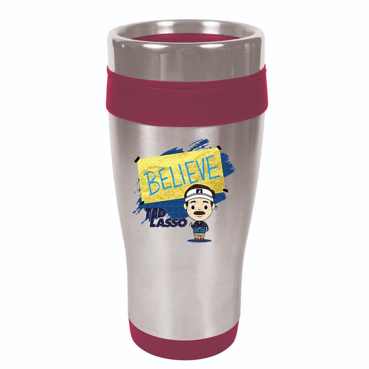 Tennis Racket Pulse Heartbeat EKG Tournament Sports Lover 16oz Travel Tumbler