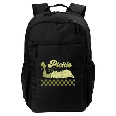 Trendy Retro Pickle Slut Funny Food Apparel Canned Pickle Daily Commute Backpack