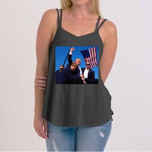 Trump Rally Pray For President Trump God Bless Trump Women's Strappy Tank