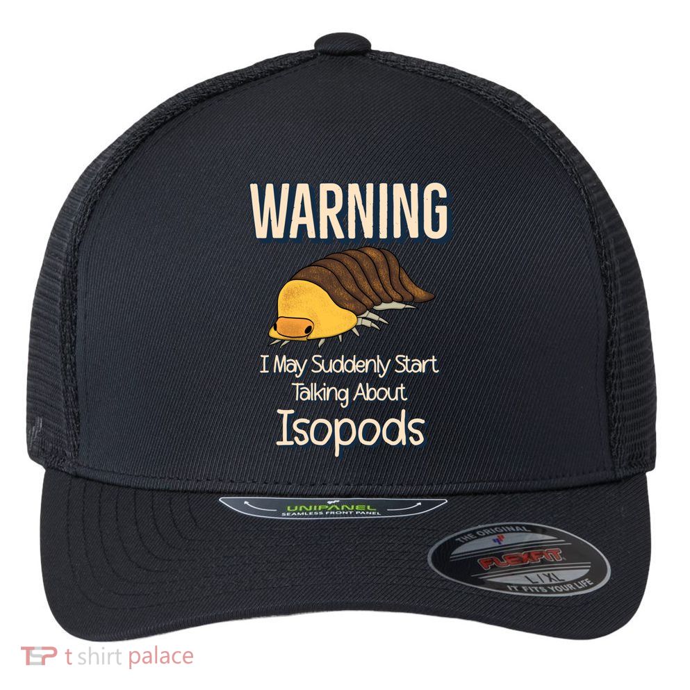 Terrarium Roly Poly Pill Bug Lover Funny Rubber Ducky Isopod Flexfit Unipanel Trucker Cap