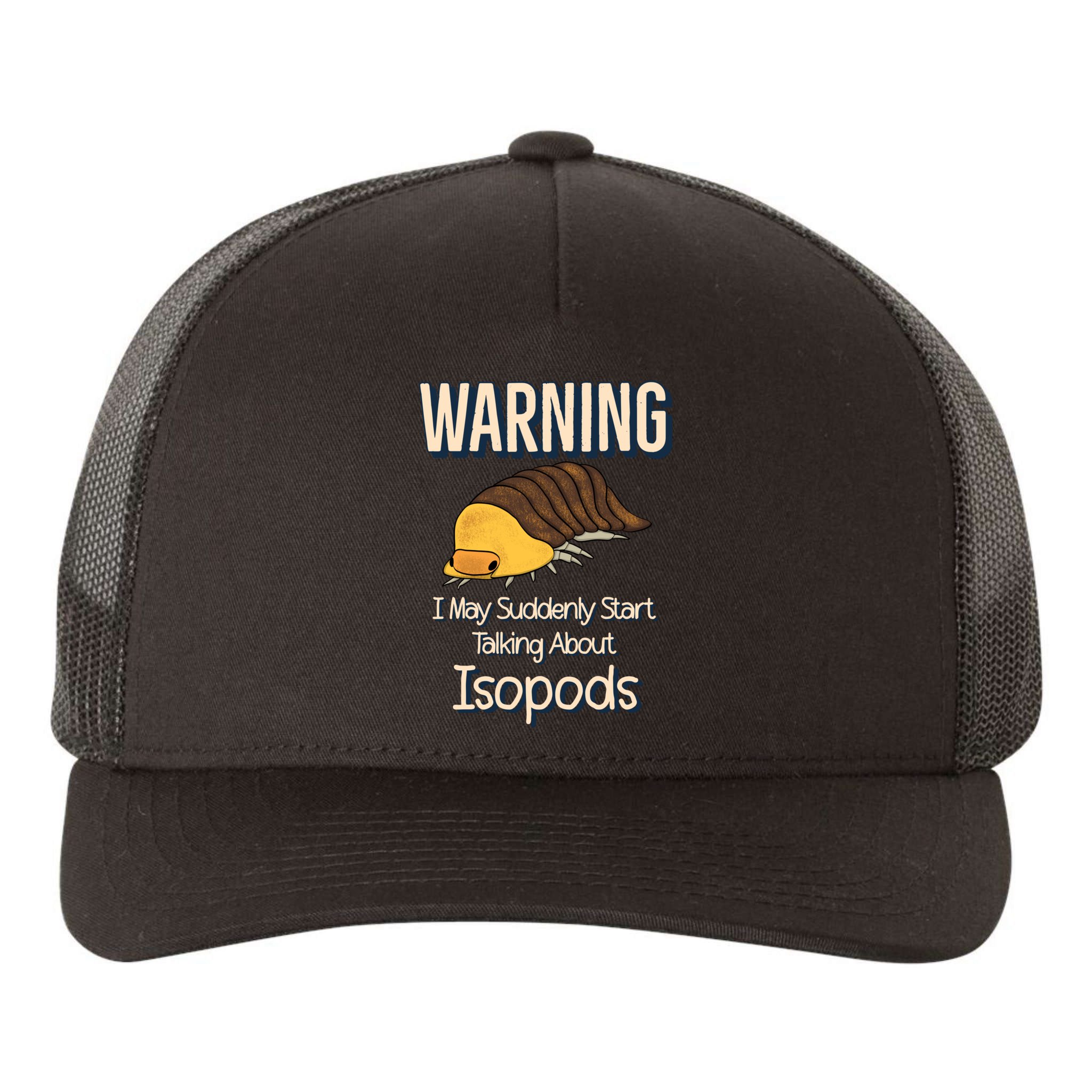 Terrarium Roly Poly Pill Bug Lover Funny Rubber Ducky Isopod Yupoong Adult 5-Panel Trucker Hat