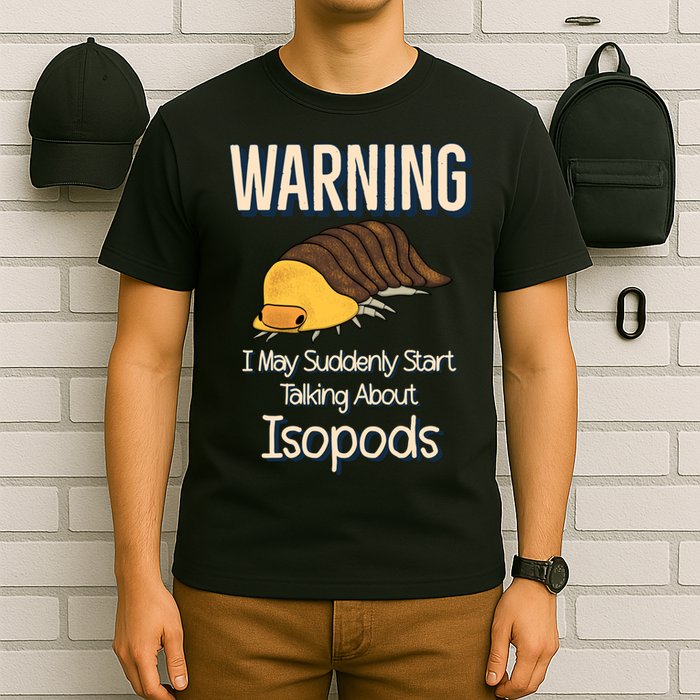 Terrarium Roly Poly Pill Bug Lover Funny Rubber Ducky Isopod T-Shirt