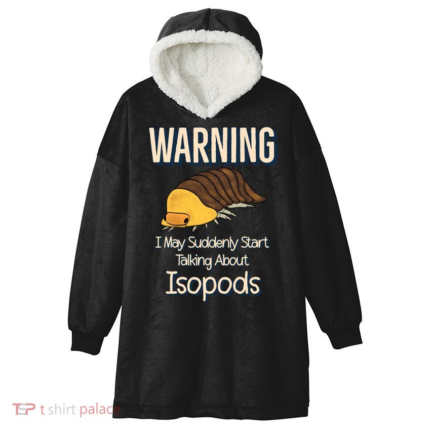 Terrarium Roly Poly Pill Bug Lover Funny Rubber Ducky Isopod Hooded Wearable Blanket