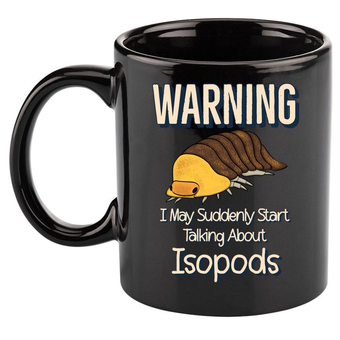 Terrarium Roly Poly Pill Bug Lover Funny Rubber Ducky Isopod 11oz C Handle Ceramic Mug