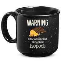 Terrarium Roly Poly Pill Bug Lover Funny Rubber Ducky Isopod 15oz Campfire Ceramic Mug