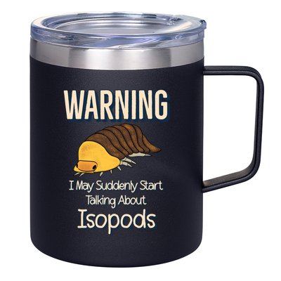 Terrarium Roly Poly Pill Bug Lover Funny Rubber Ducky Isopod 12oz Stainless Steel Coffee Mug