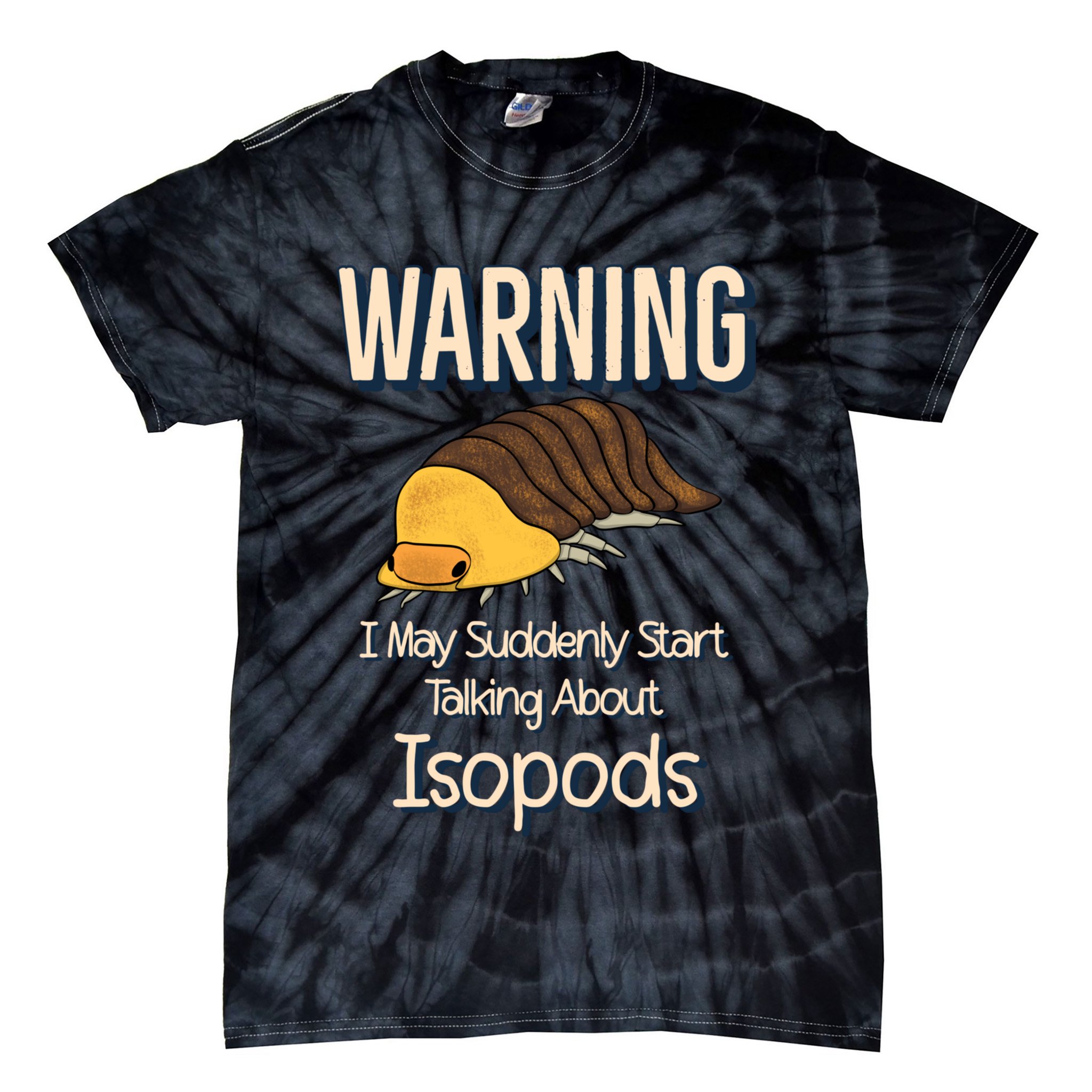 Terrarium Roly Poly Pill Bug Lover Funny Rubber Ducky Isopod Tie-Dye T-Shirt