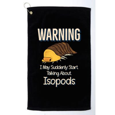 Terrarium Roly Poly Pill Bug Lover Funny Rubber Ducky Isopod Platinum Collection Golf Towel