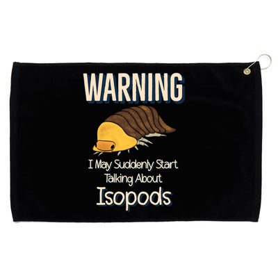 Terrarium Roly Poly Pill Bug Lover Funny Rubber Ducky Isopod Grommeted Golf Towel