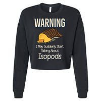 Terrarium Roly Poly Pill Bug Lover Funny Rubber Ducky Isopod Cropped Pullover Crew