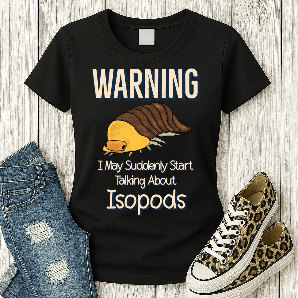 Terrarium Roly Poly Pill Bug Lover Funny Rubber Ducky Isopod Womens T-Shirt