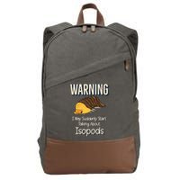 Terrarium Roly Poly Pill Bug Lover Funny Rubber Ducky Isopod Cotton Canvas Backpack