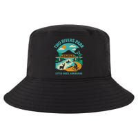 Two Rivers Park In Little Rock Arkansas Bridge View Gift Cool Comfort Performance Bucket Hat