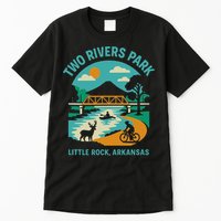 Two Rivers Park In Little Rock Arkansas Bridge View Gift Tall T-Shirt