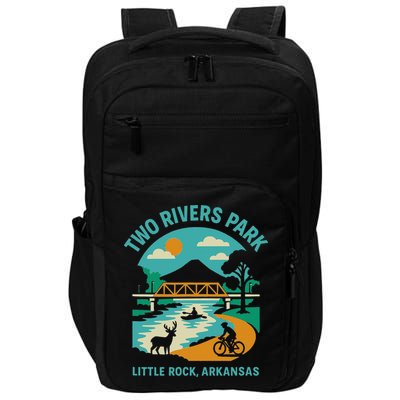 Two Rivers Park In Little Rock Arkansas Bridge View Gift Impact Tech Backpack