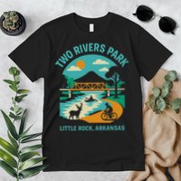Two Rivers Park In Little Rock Arkansas Bridge View Gift Premium T-Shirt