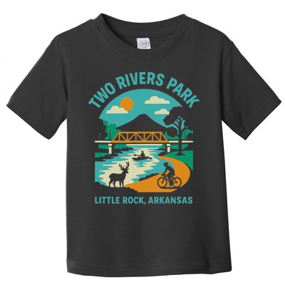 Two Rivers Park In Little Rock Arkansas Bridge View Gift Toddler T-Shirt