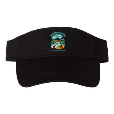 Two Rivers Park In Little Rock Arkansas Bridge View Gift Visor