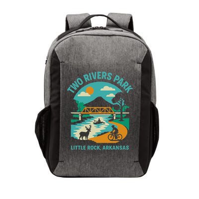 Two Rivers Park In Little Rock Arkansas Bridge View Gift Vector Backpack