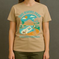 Two Rivers Park In Little Rock Arkansas Bridge View Gift T-Shirt