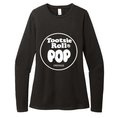 Tootsie Roll Pops Orange Funny Candy Group Halloween Womens CVC Long Sleeve Shirt