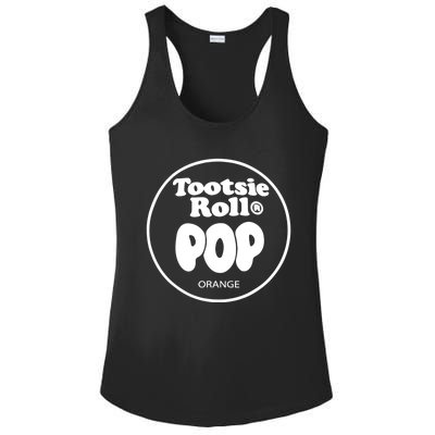 Tootsie Roll Pops Orange Funny Candy Group Halloween Ladies PosiCharge Competitor Racerback Tank