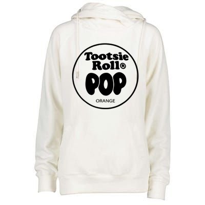 Tootsie Roll Pops Orange Funny Candy Group Halloween Womens Funnel Neck Pullover Hood