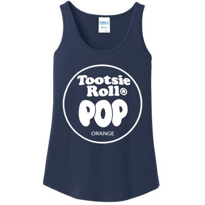 Tootsie Roll Pops Orange Funny Candy Group Halloween Ladies Essential Tank