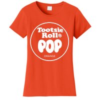 Tootsie Roll Pops Orange Funny Candy Group Halloween Women's T-Shirt