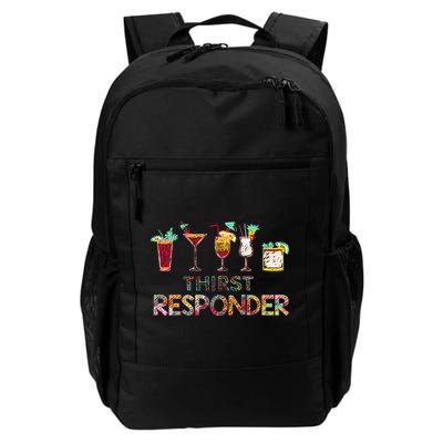Thirst Response Responder Funny Bartender Mixologists Daily Commute Backpack