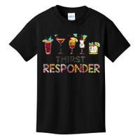 Thirst Response Responder Funny Bartender Mixologists Kids T-Shirt