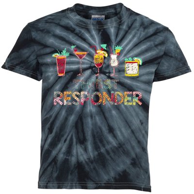 Thirst Response Responder Funny Bartender Mixologists Kids Tie-Dye T-Shirt