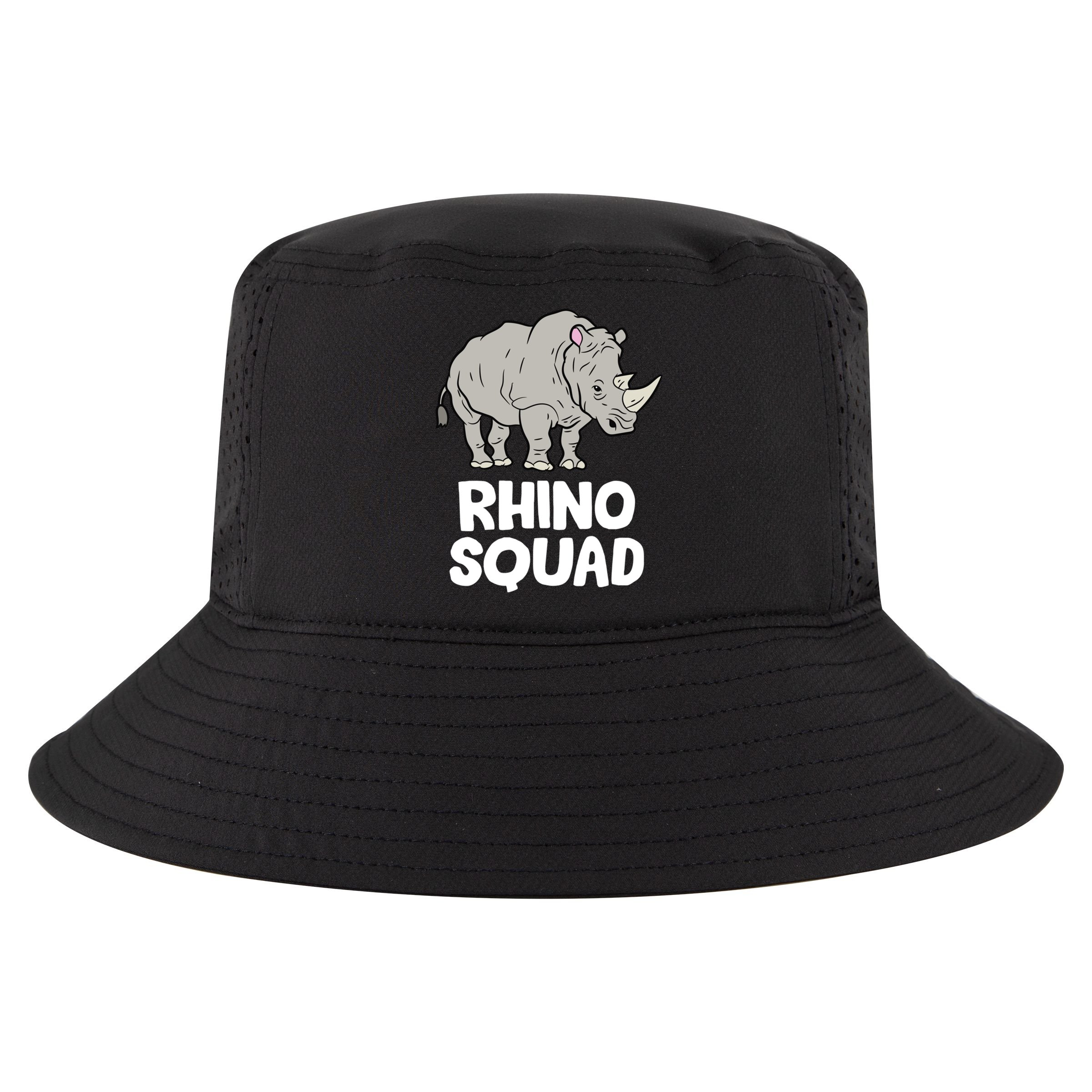 Team Rhino Rhino Squad Love Rhinoceros Gift Cool Comfort Performance Bucket Hat