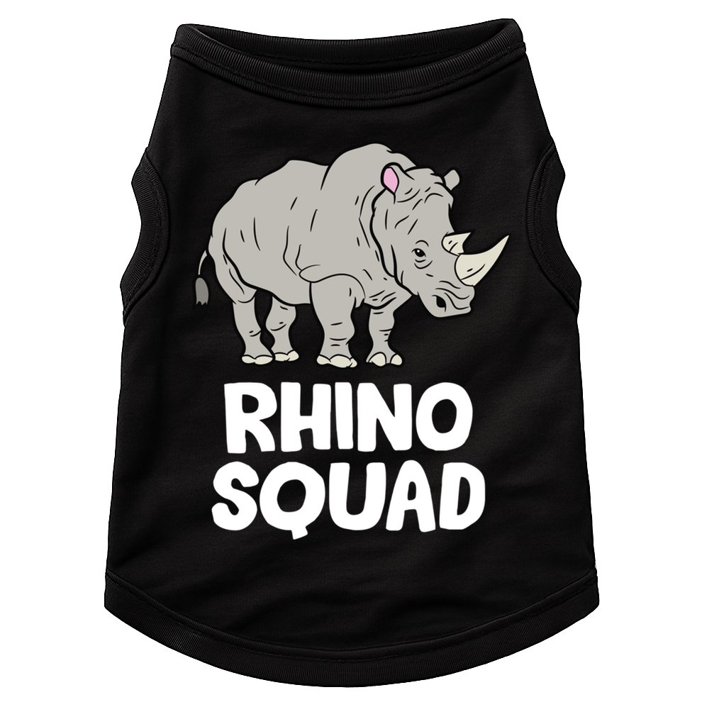 Team Rhino Rhino Squad Love Rhinoceros Gift Doggie Tank