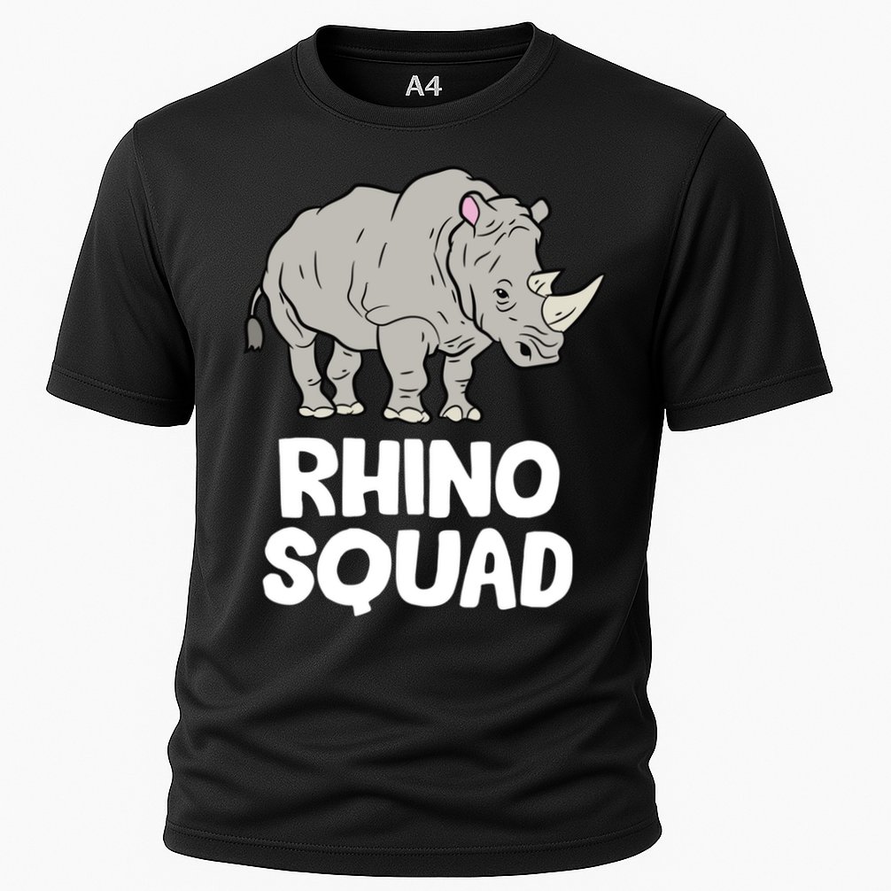 Team Rhino Rhino Squad Love Rhinoceros Gift Cooling Performance Crew T-Shirt