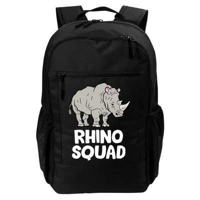 Team Rhino Rhino Squad Love Rhinoceros Gift Backpack
