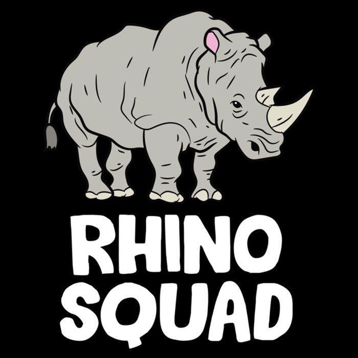 Team Rhino Rhino Squad Love Rhinoceros Gift Backpack