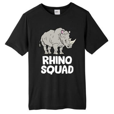 Team Rhino Rhino Squad Love Rhinoceros Gift Tall Fusion ChromaSoft Performance T-Shirt