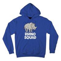 Team Rhino Rhino Squad Love Rhinoceros Gift Hoodie