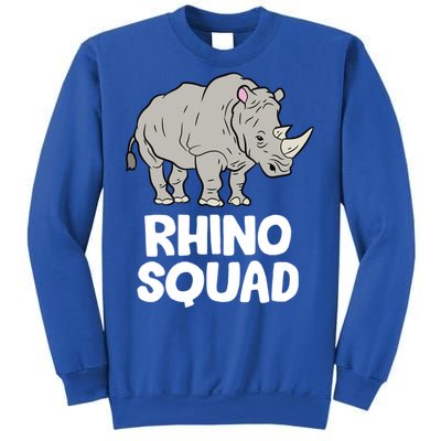 Team Rhino Rhino Squad Love Rhinoceros Gift Sweatshirt