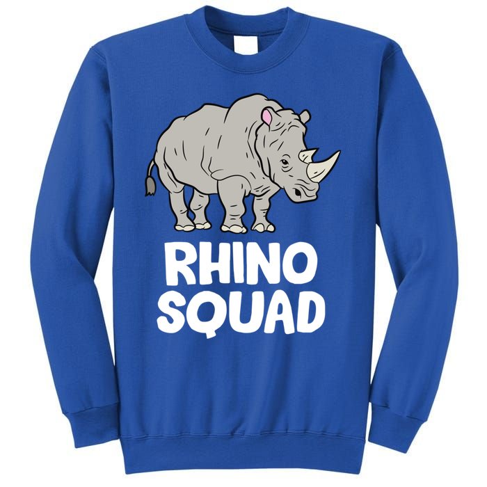 Team Rhino Rhino Squad Love Rhinoceros Gift Sweatshirt